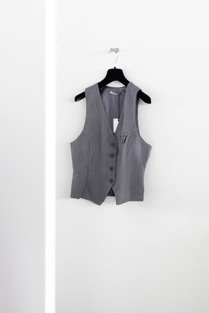 GILET IN GRAU